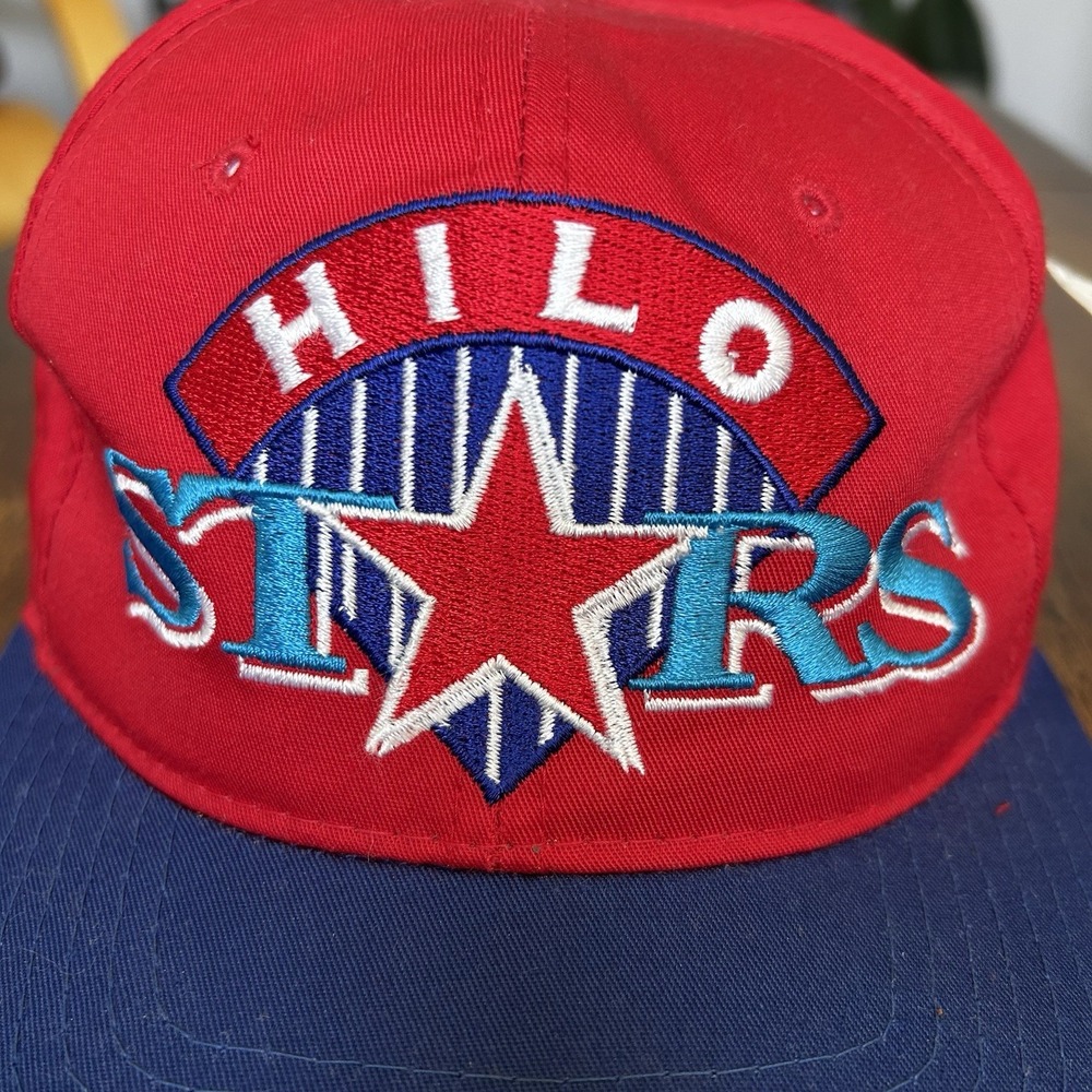 Vintage‎ Hilo Stars Baseball Hat Starter Red Blue Snapback Minor League NWT - Picture 3 of 7